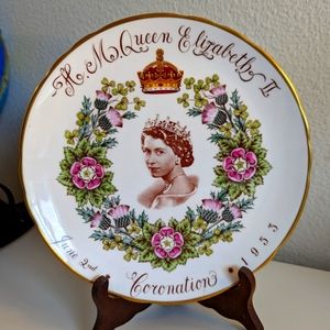 Queen Elizabeth Coronation Collector's Plate